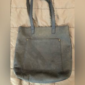 Portland Leather Goods AP Full-Size Crossbody w/Zipper Deep Water